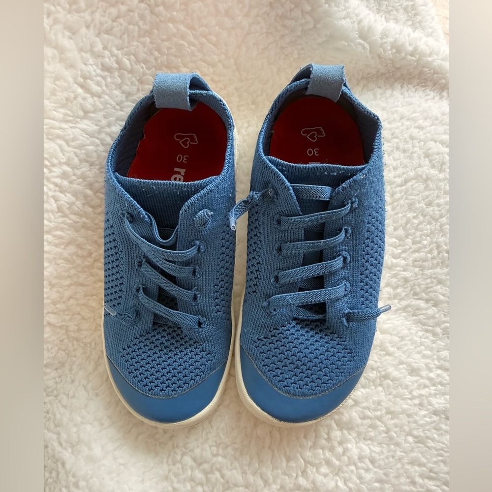 Reima Kids Blue Knit Sneaker - Breathable Everyday Shoe - Picture 9 of 16